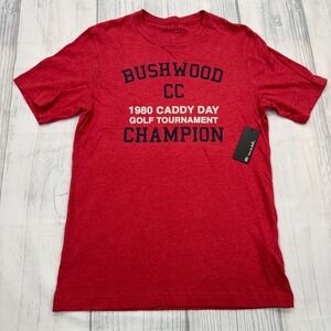 NWT Travis Mathew Bushwood 2 T Shirt S Caddyshack 1980 Caddy Day Champ Golf Men
